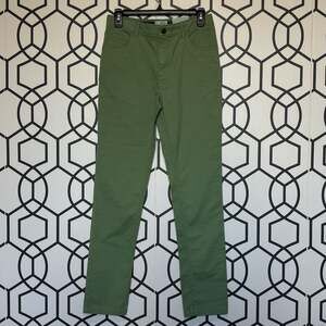 Class/Club Modern Fit Adjustable Waist Stretch Pants Green Boys Size 16